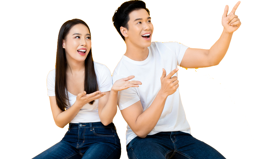 Smiling patients at Eyecentric, eye specialist in Malaysia