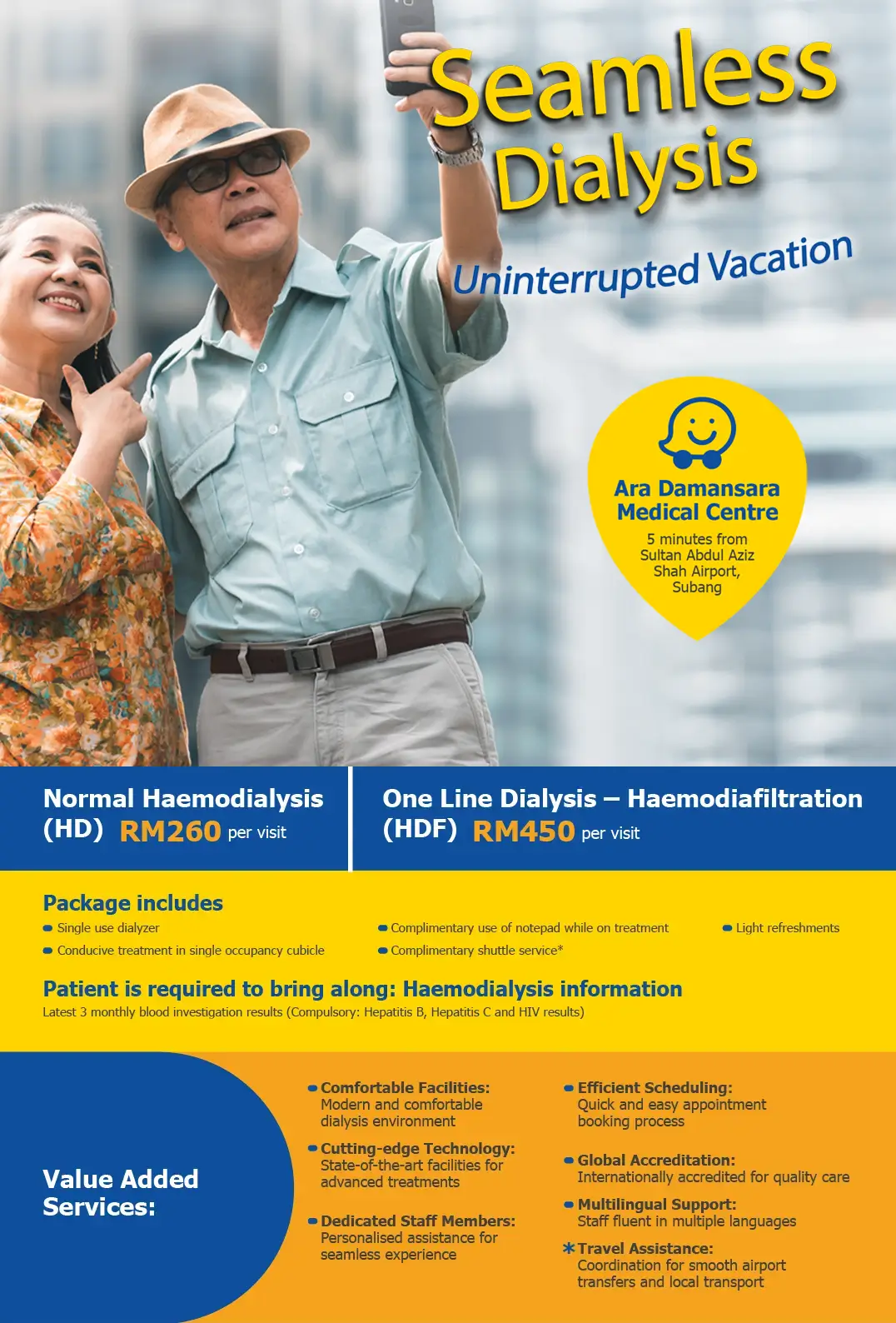 Holiday Seamless Dialysis Package From Aradamansara Medical Centre